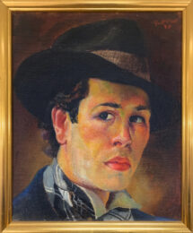 Oil on Canvas 
Signed Upper Right c. 1931 
20x17 inches